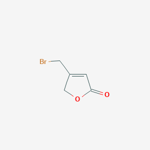 molecular formula C5H5BrO2 B1269106 4-(Bromomethyl)furan-2(5H)-one CAS No. 61934-55-2