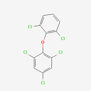 molecular formula C12H5Cl5O B12691091 2,2',4,6,6'-Pentachlorodiphenyl ether CAS No. 727738-77-4