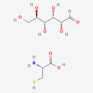 molecular formula C9H19NO8S B12691139 Hithiol CAS No. 39322-47-9