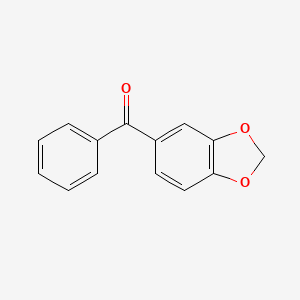 molecular formula C14H10O3 B1269114 1,3-Benzodioxol-5-yl(phenyl)methanone CAS No. 54225-86-4