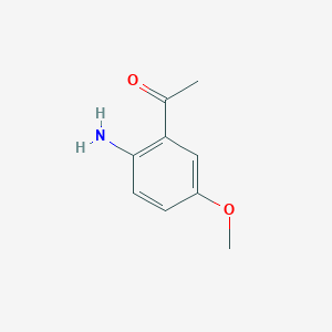 molecular formula C9H11NO2 B1269117 1-(2-Amino-5-methoxyphenyl)ethanone CAS No. 23042-77-5