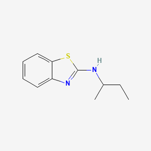 molecular formula C11H14N2S B1269118 N-(Sec-butyl)-1,3-benzothiazol-2-amine CAS No. 28291-73-8
