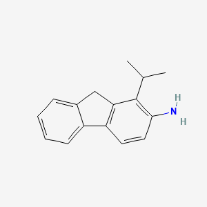 molecular formula C16H17N B12691260 1-Isopropyl-2-aminofluorene CAS No. 389104-57-8