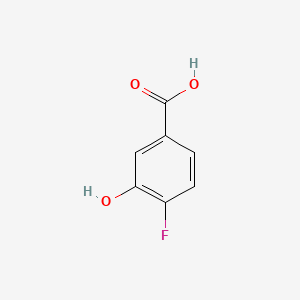 molecular formula C7H5FO3 B1269127 4-氟-3-羟基苯甲酸 CAS No. 51446-31-2