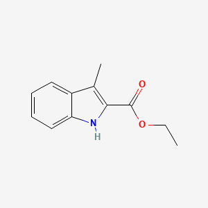 molecular formula C12H13NO2 B1269133 Ethyl 3-methyl-1H-indole-2-carboxylate CAS No. 26304-51-8