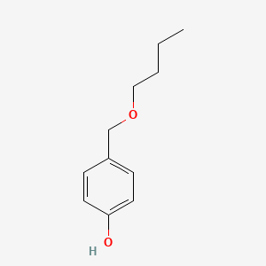 molecular formula C11H16O2 B12691437 4-(Butoxymethyl)phenol CAS No. 57726-27-9