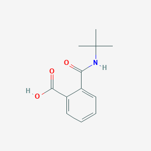 molecular formula C12H15NO3 B1269145 2-(叔丁基氨基)苯甲酸 CAS No. 20320-35-8