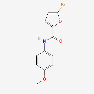 molecular formula C12H10BrNO3 B1269146 5-溴-N-(4-甲氧基苯基)-2-呋酰胺 CAS No. 31136-81-9