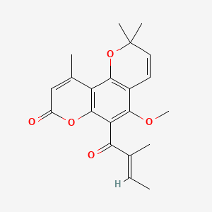molecular formula C21H22O5 B12691514 Oblongulide CAS No. 98479-90-4