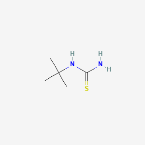 molecular formula C5H12N2S B1269156 Tert-butylthiourea CAS No. 7204-48-0