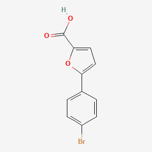 molecular formula C11H7BrO3 B1269159 5-(4-溴苯基)-2-呋喃甲酸 CAS No. 52938-96-2
