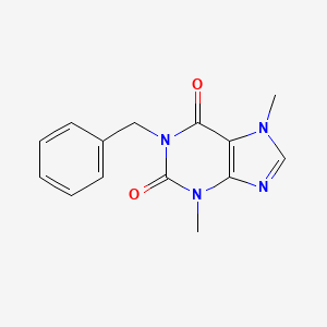 molecular formula C14H14N4O2 B1269161 1-苄基茶碱 CAS No. 55247-90-0