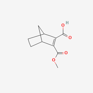 molecular formula C10H12O4 B12691649 Methyl hydrogen bicyclo(2.2.1)hept-2-ene-2,3-dicarboxylate CAS No. 71913-08-1