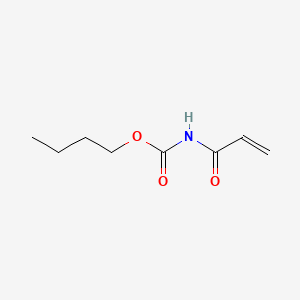 molecular formula C8H13NO3 B12691670 Butyl (1-oxoallyl)carbamate CAS No. 64641-87-8