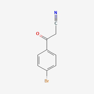 molecular formula C9H6BrNO B1269170 3-(4-Bromophenyl)-3-oxopropanenitrile CAS No. 4592-94-3
