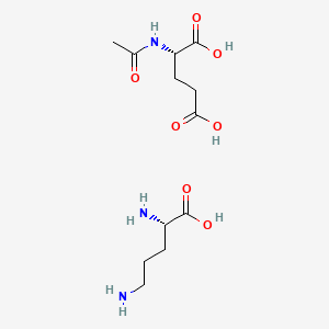 molecular formula C12H23N3O7 B12691740 Einecs 240-143-8 CAS No. 16011-05-5
