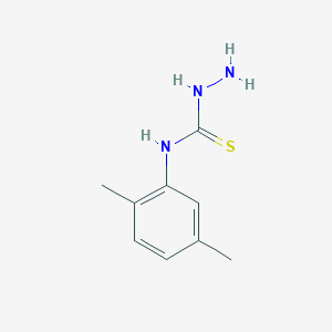 B1269178 n-(2,5-Dimethylphenyl)hydrazinecarbothioamide CAS No. 64374-53-4