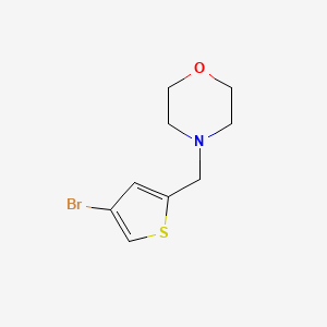 molecular formula C9H12BrNOS B1269182 4-[(4-Bromothien-2-YL)methyl]morpholine CAS No. 194851-19-9