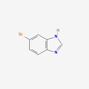 molecular formula C7H5BrN2 B1269185 5-溴-1H-苯并咪唑 CAS No. 4887-88-1