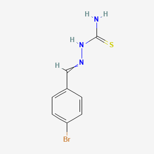 molecular formula C8H8BrN3S B1269187 Hydrazinecarbothioamide, 2-[(4-bromophenyl)methylene]- CAS No. 36449-43-1