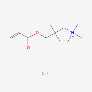 molecular formula C11H22ClNO2 B12691945 2,2-Dimethyl-3-[(1-oxoallyl)oxy]propyltrimethylammonium chloride CAS No. 84100-29-8