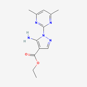 ethyl 5-amino-1-(4,6-dimethylpyrimidin-2-yl)-1H-pyrazole-4-carboxylate