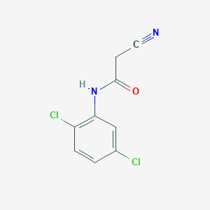 molecular formula C9H6Cl2N2O B1269206 2-cyano-N-(2,5-dichlorophenyl)acetamide CAS No. 87165-20-6
