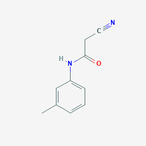 2-cyano-N-(3-methylphenyl)acetamide