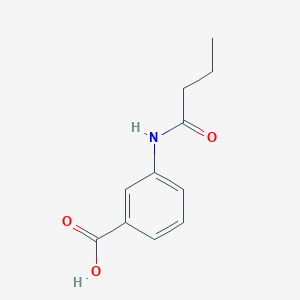 molecular formula C11H13NO3 B1269209 3-(Butyrylamino)benzoic acid CAS No. 76209-00-2