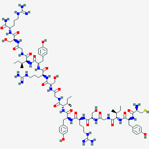 molecular formula C81H128N26O22S B126921 C(Yigsr)3-NH2 CAS No. 145194-33-8