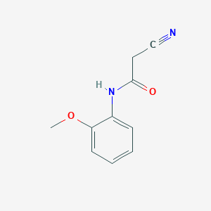 molecular formula C10H10N2O2 B1269212 2-氰基-N-(2-甲氧基苯基)乙酰胺 CAS No. 63631-09-4