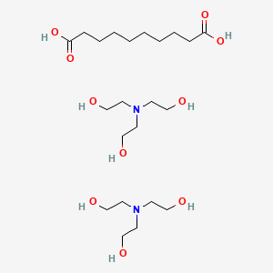 molecular formula C22H48N2O10 B12692219 Einecs 285-130-8 CAS No. 85030-06-4