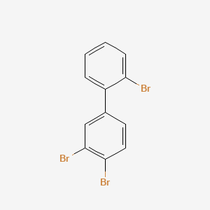molecular formula C12H7Br3 B12692409 2,3',4'-Tribromobiphenyl CAS No. 859930-83-9