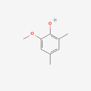 molecular formula C9H12O2 B12692410 2-Methoxy-4,6-dimethylphenol CAS No. 2896-66-4