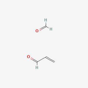 molecular formula C4H6O2 B12692515 Formaldehyde;prop-2-enal CAS No. 26781-23-7