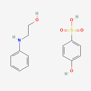 molecular formula C14H17NO5S B12692558 Einecs 299-170-9 CAS No. 93857-37-5