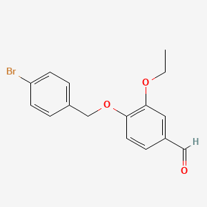 4-[(4-Bromobenzyl)oxy]-3-ethoxybenzaldehyde