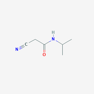 molecular formula C6H10N2O B1269267 2-cyano-N-isopropylacetamide CAS No. 52573-74-7
