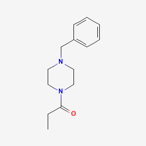 molecular formula C14H20N2O B1269268 1-(4-Benzylpiperazin-1-yl)propan-1-one CAS No. 314728-80-8
