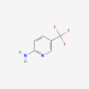 molecular formula C6H5F3N2 B1269270 5-(Trifluoromethyl)pyridin-2-amine CAS No. 74784-70-6