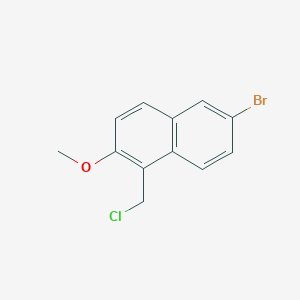 6-Bromo-1-(chloromethyl)-2-methoxynaphthalene