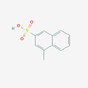 molecular formula C11H10O3S B12692873 4-Methyl-2-naphthalenesulfonic acid CAS No. 857993-47-6