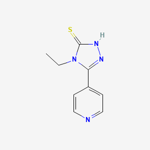 4-Ethyl-5-pyridin-4-yl-4h-[1,2,4]triazole-3-thiol