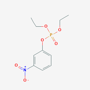 molecular formula C10H14NO6P B12692944 Diethyl 3-nitrophenyl phosphate CAS No. 4532-06-3