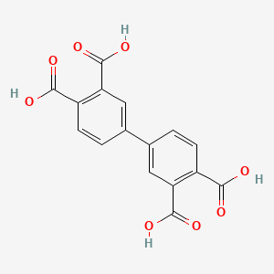 molecular formula C16H10O8 B1269303 [1,1'-Biphenyl]-3,3',4,4'-tetracarboxylic acid CAS No. 22803-05-0