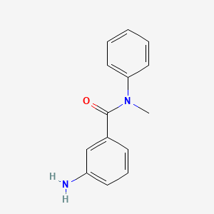 molecular formula C14H14N2O B1269305 3-amino-N-methyl-N-phenylbenzamide CAS No. 14309-78-5