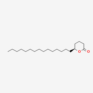 molecular formula C20H38O2 B12693157 Meadowlactone, (S)- CAS No. 85535-79-1