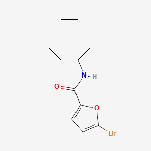 molecular formula C13H18BrNO2 B1269317 5-bromo-N-cyclooctylfuran-2-carboxamide CAS No. 310453-09-9