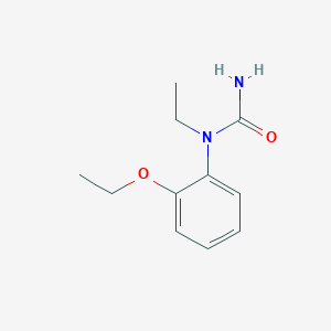 molecular formula C11H16N2O2 B12693231 Ethyl-o-phenetylurea CAS No. 642462-75-7