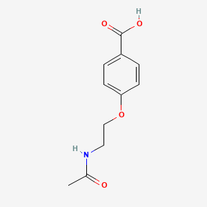 4-[2-(Acetylamino)ethoxy]benzoic acid